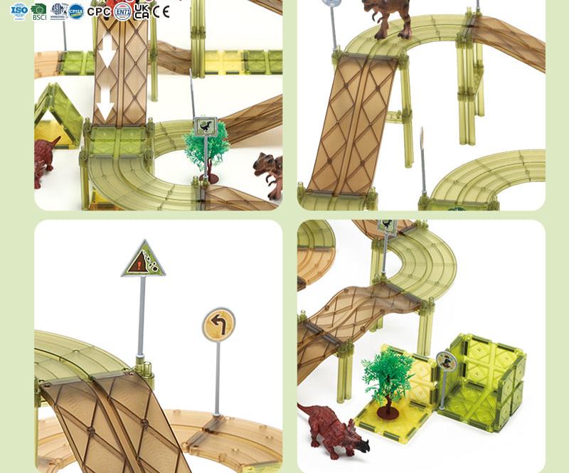 Magnetic Racing Car Dinosaurios