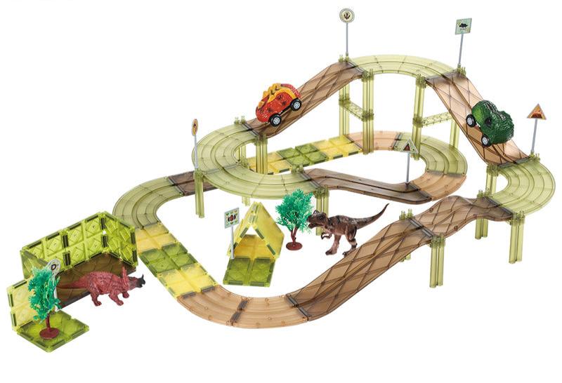 Magnetic Racing Car Dinosaurios