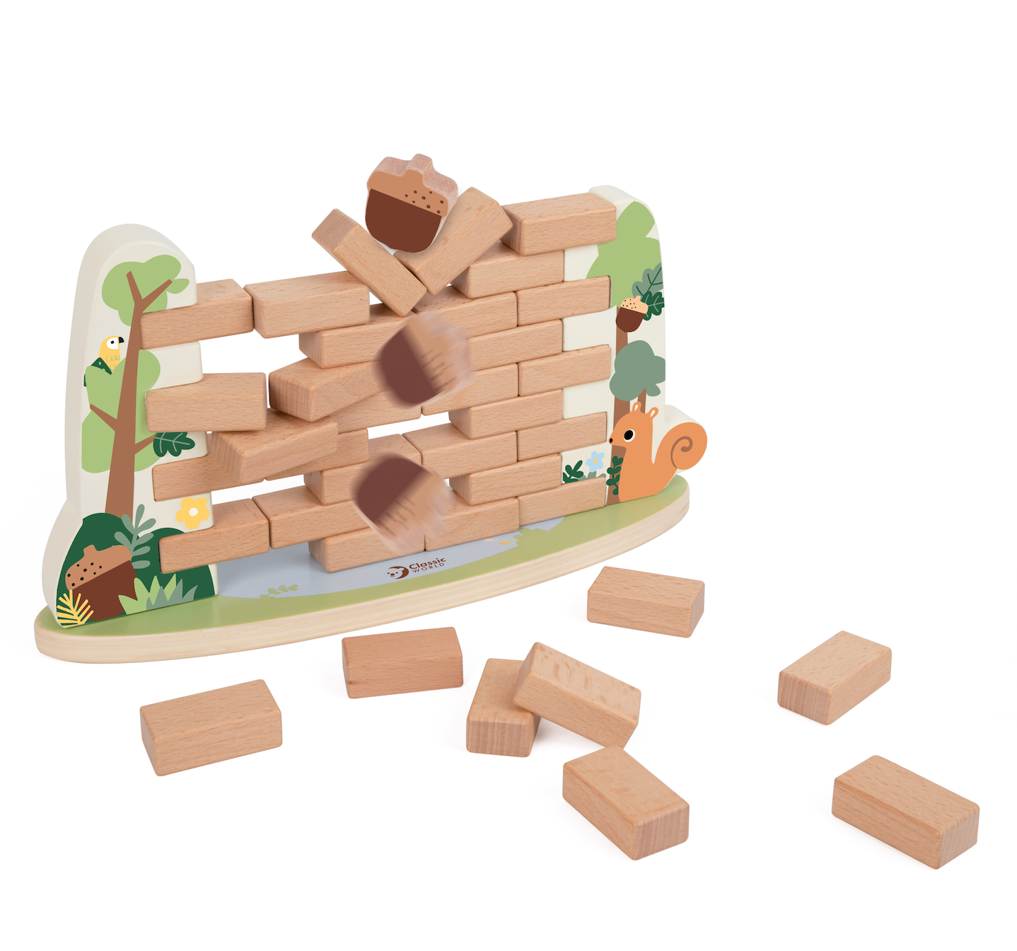 Juego de pared de ardilla