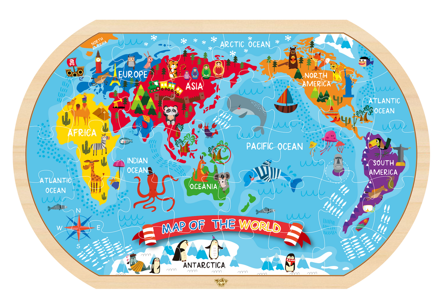 Rompecabezas Mapamundi