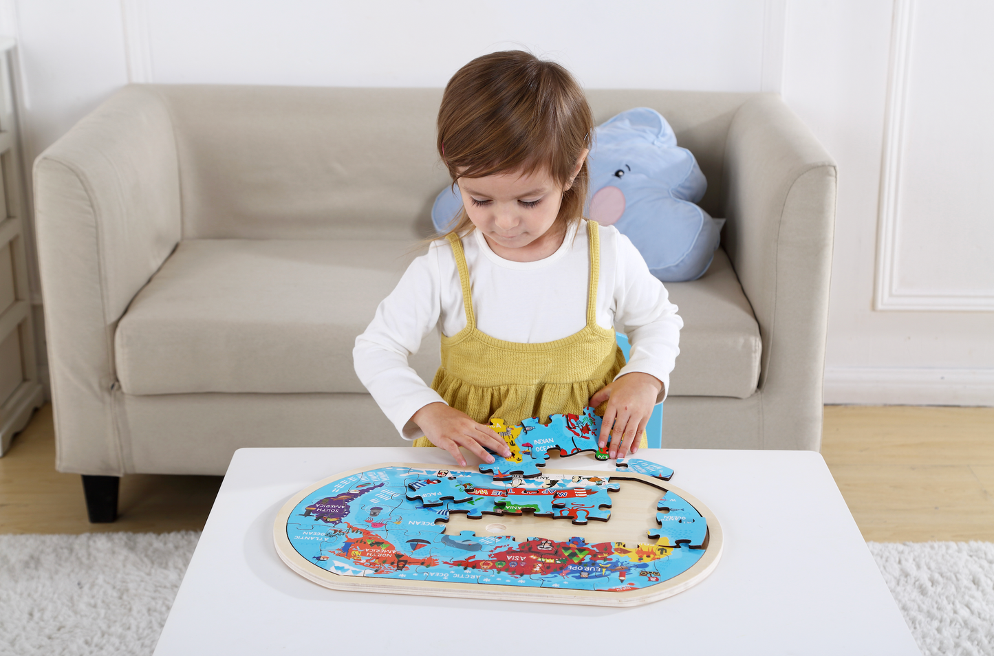 Rompecabezas Mapamundi