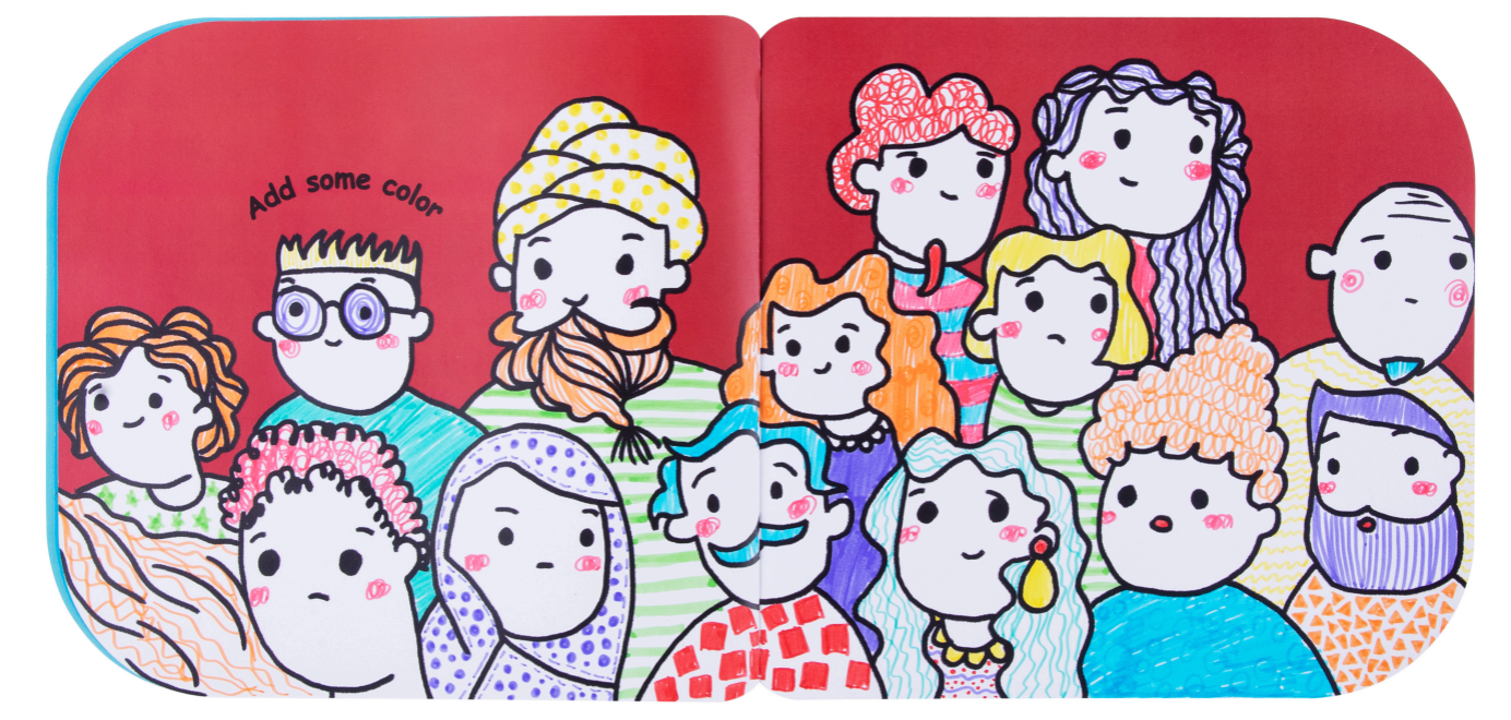 Libro de colorear - Mis amigos