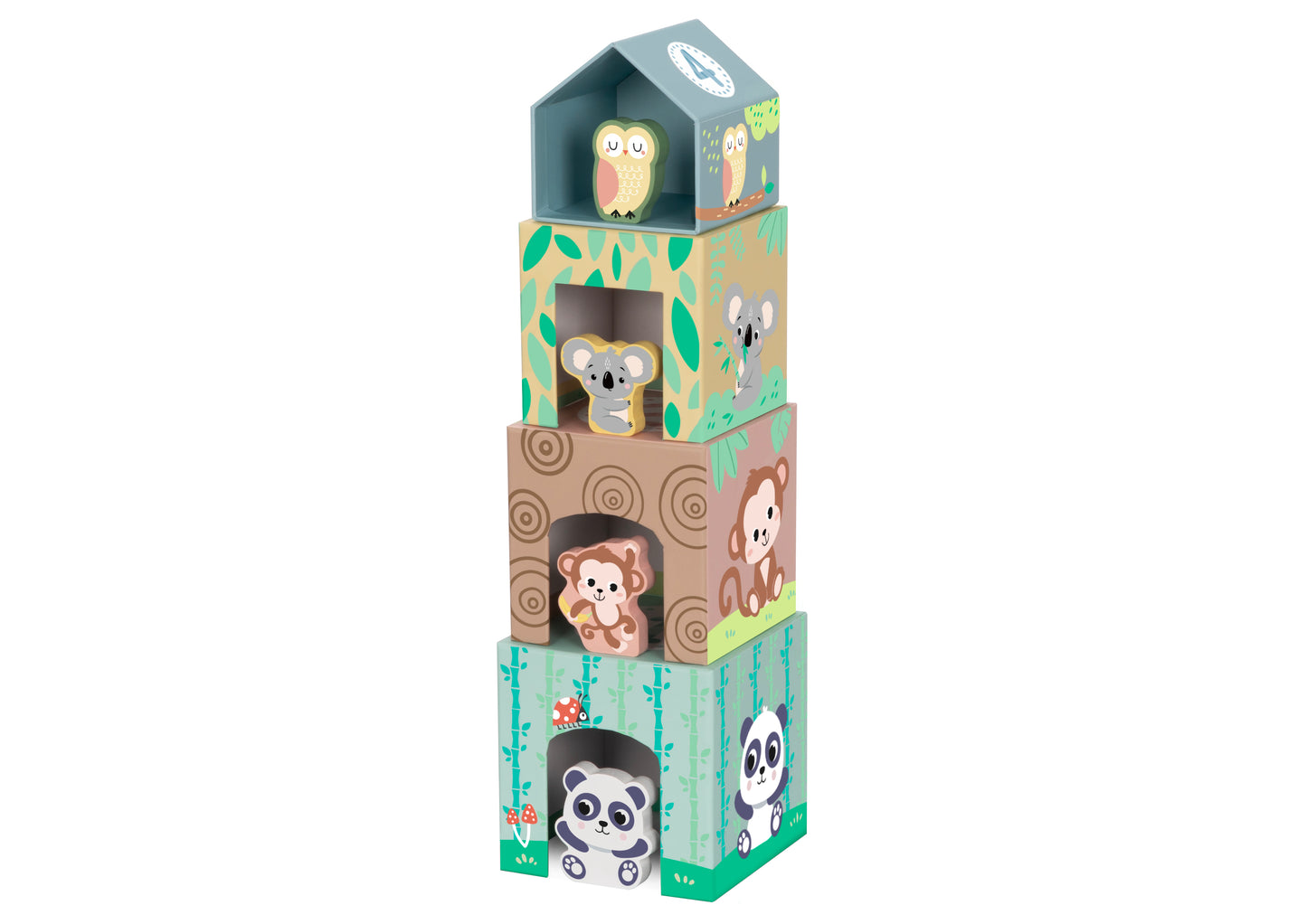 Cajas de apilar animales