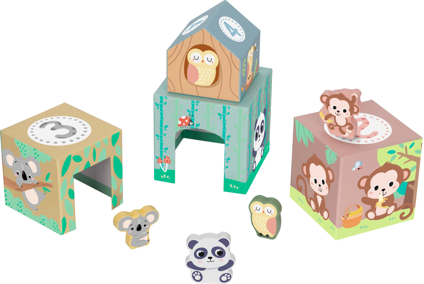Cajas de apilar animales