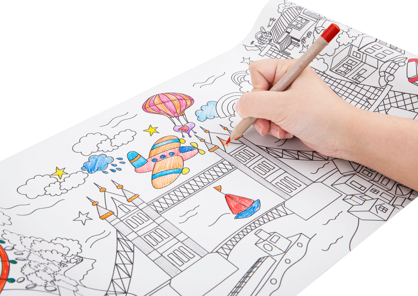 Kit de Póster Gigante para Colorear - Ciudades del mundo