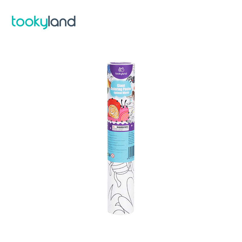 Kit de Póster Gigante para Colorear - Animales del mundo