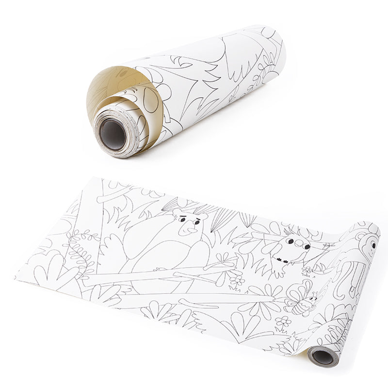 Kit de Póster Gigante para Colorear - Animales del mundo