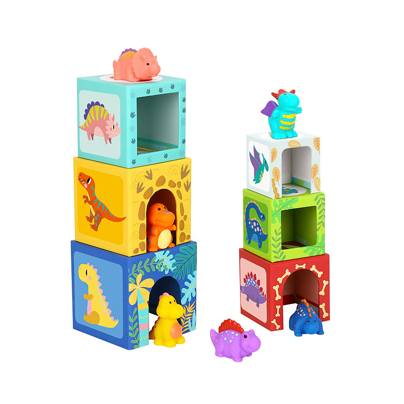 Cajas Apilables de Dinosaurios