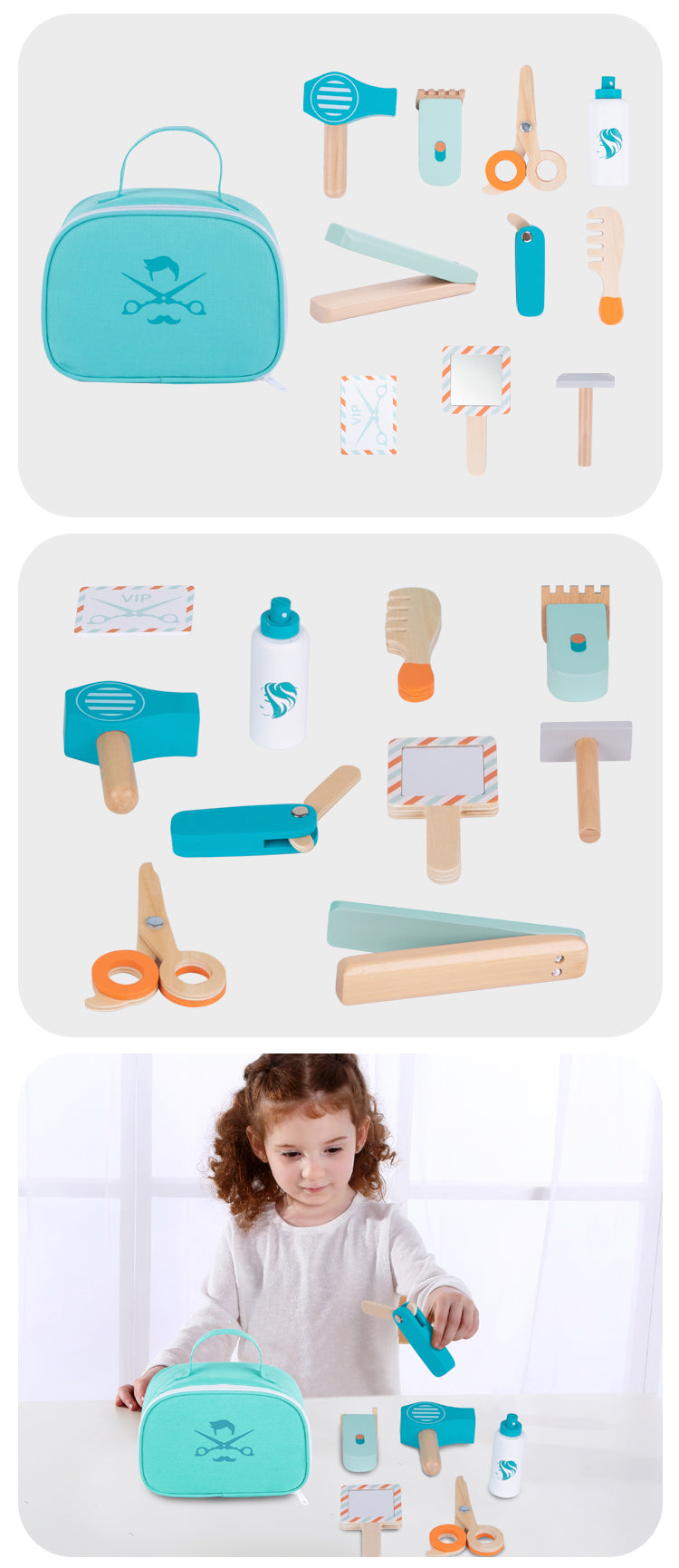 Set de juego de PELUQUERIA