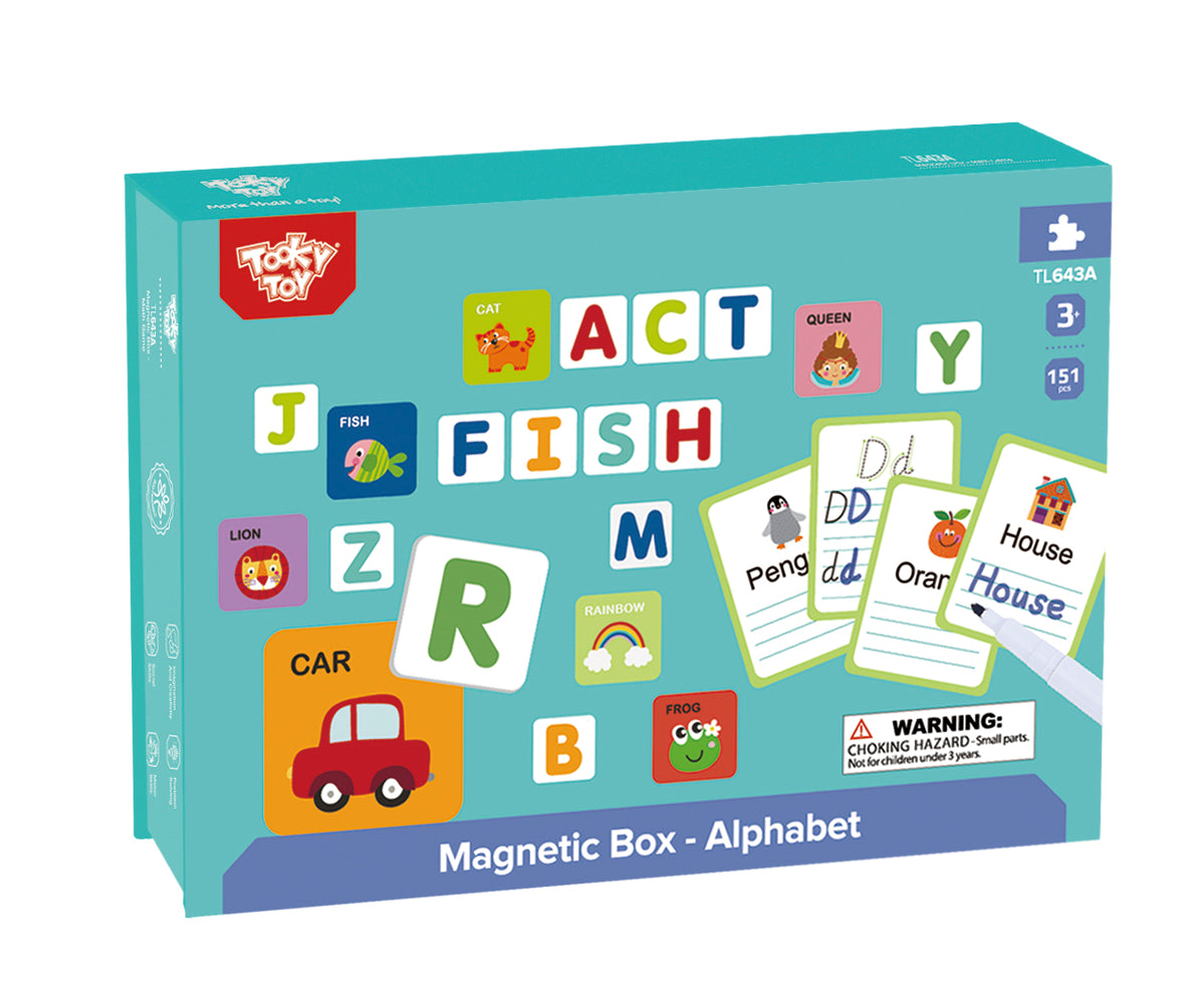 Caja de figuras magnéticas ALFABETO