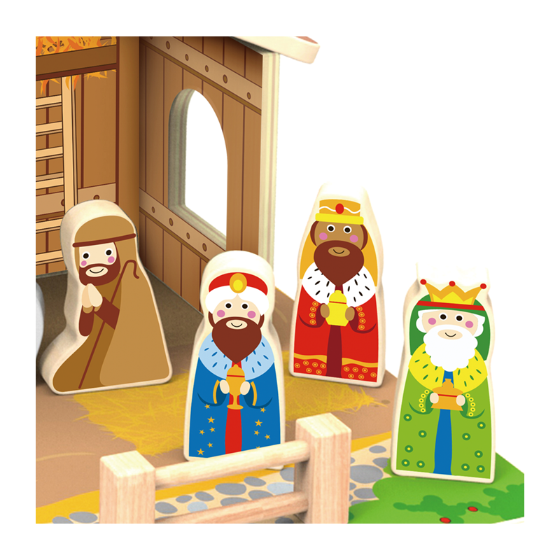 La escena de navidad