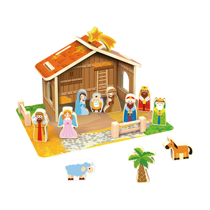 La escena de navidad
