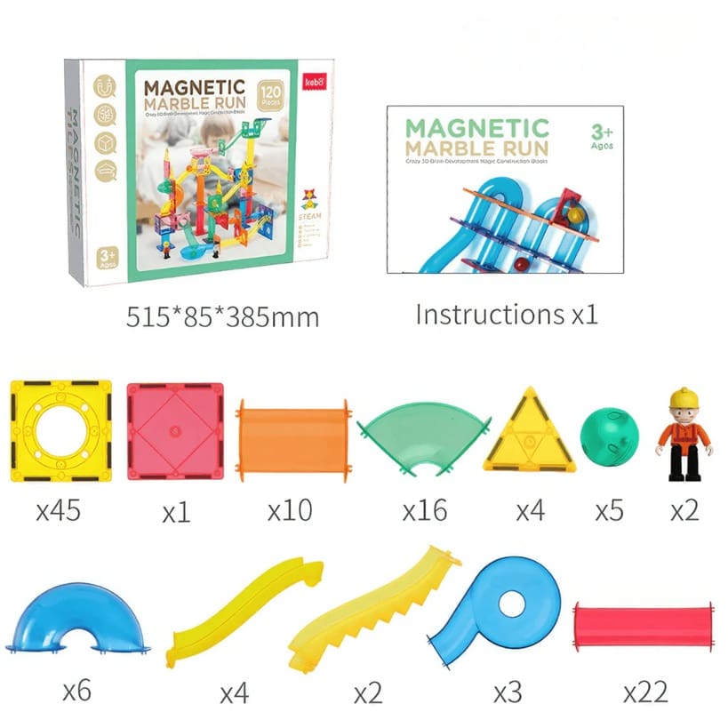 Magnetic Marble Run - 120