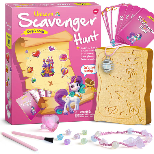 Kit de excavación tesoro unicornio