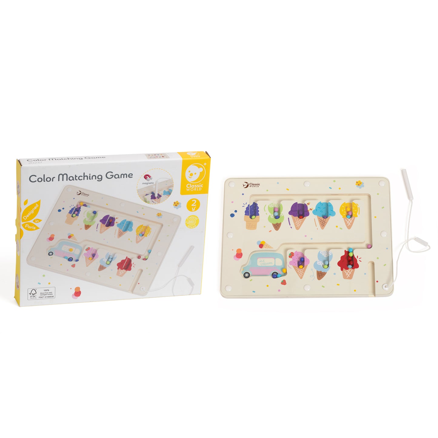 Juego de combinar colores HELADOS