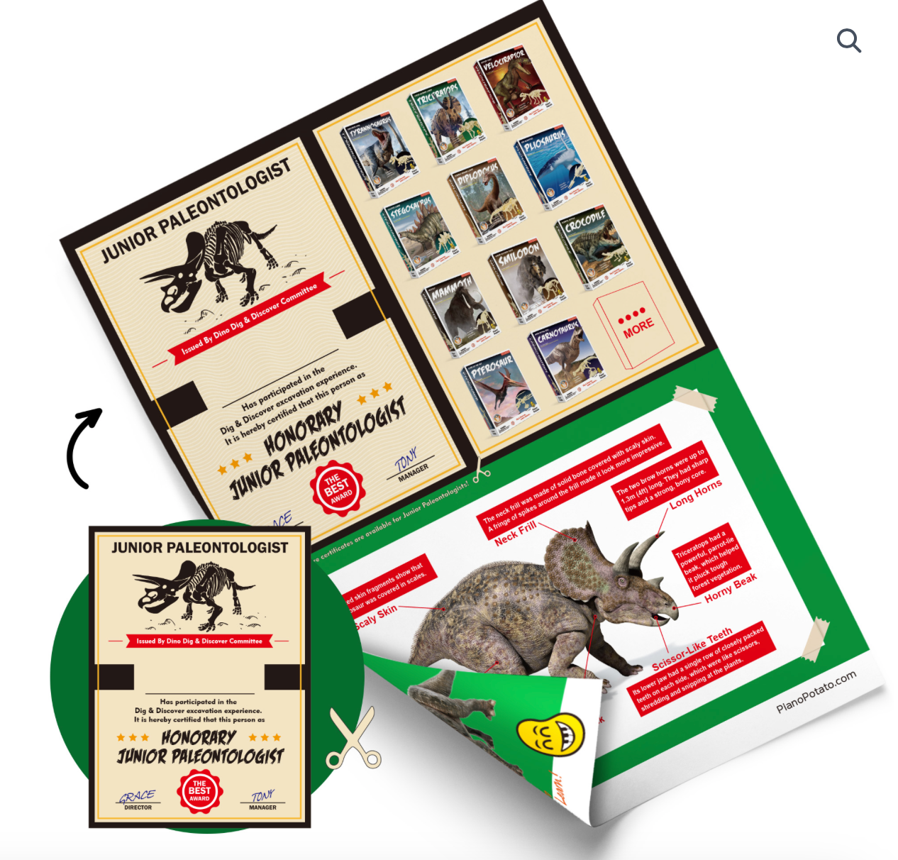 Kit de Excavación Triceratops