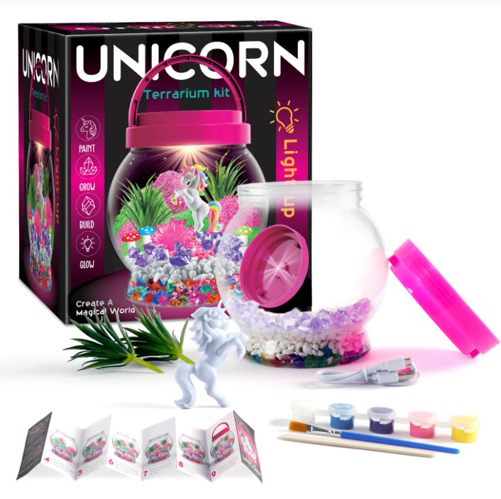 Terrario con Luz: Unicornio