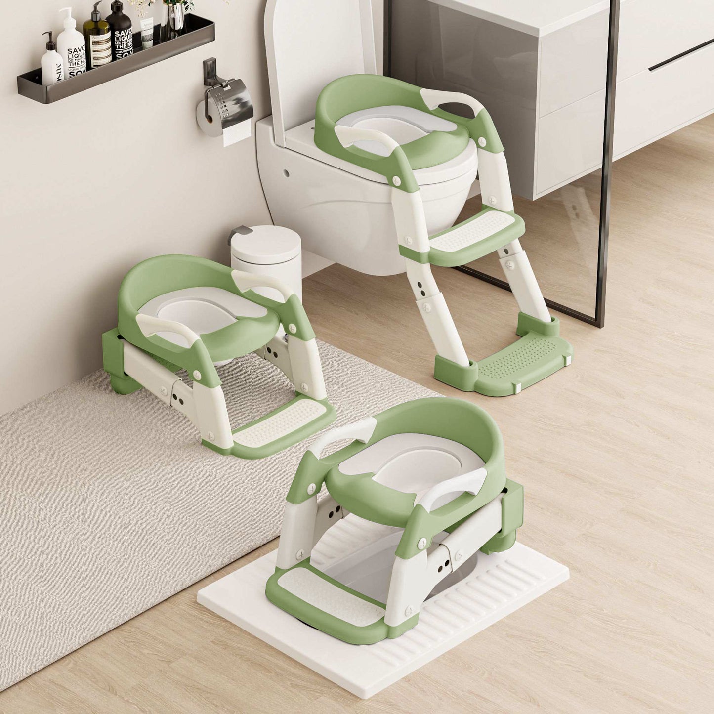 Asiento entrenador plegable