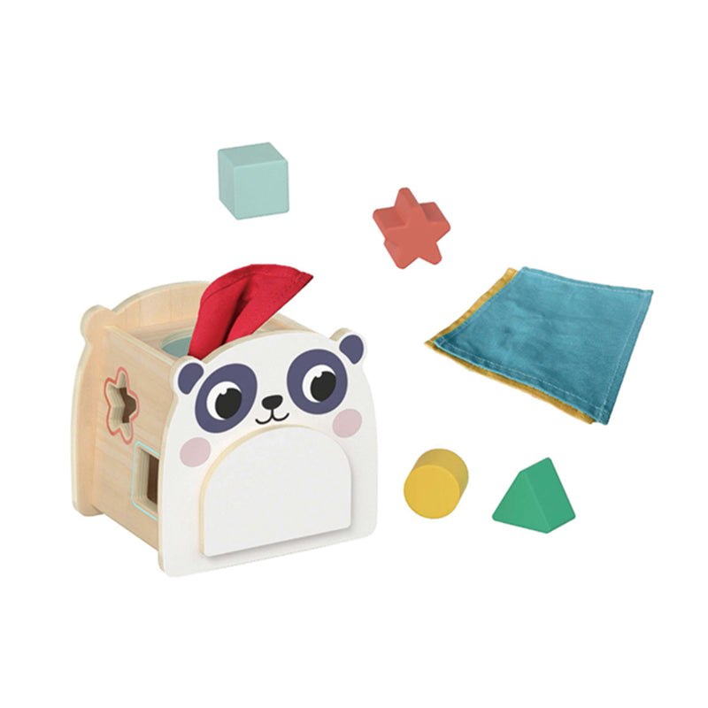Caja de pañuelo de panda