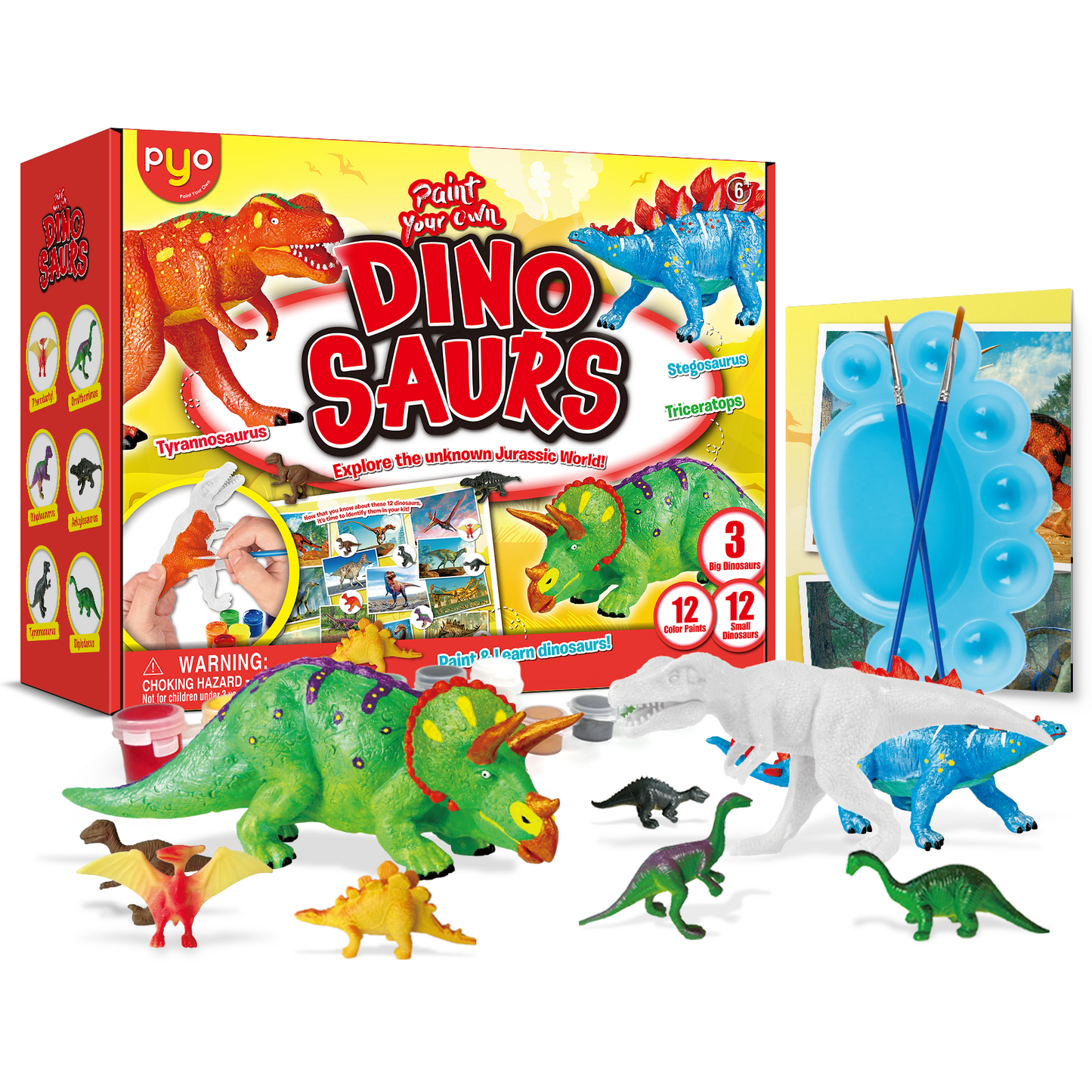 Kit de cerámica Dinosaurios