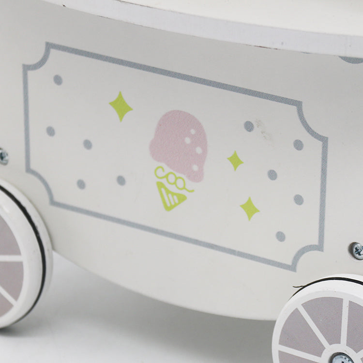 Carrito de Helado Blanco