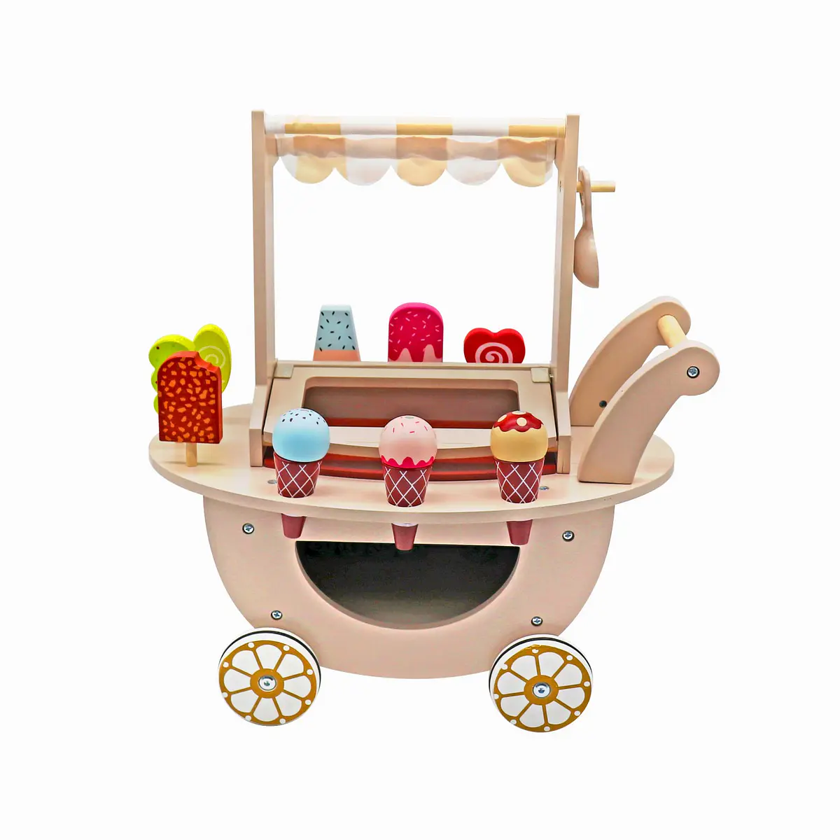 Carrito de Helados Rosado