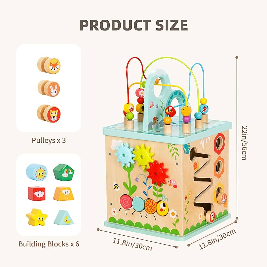 Cubo de actividades jardines