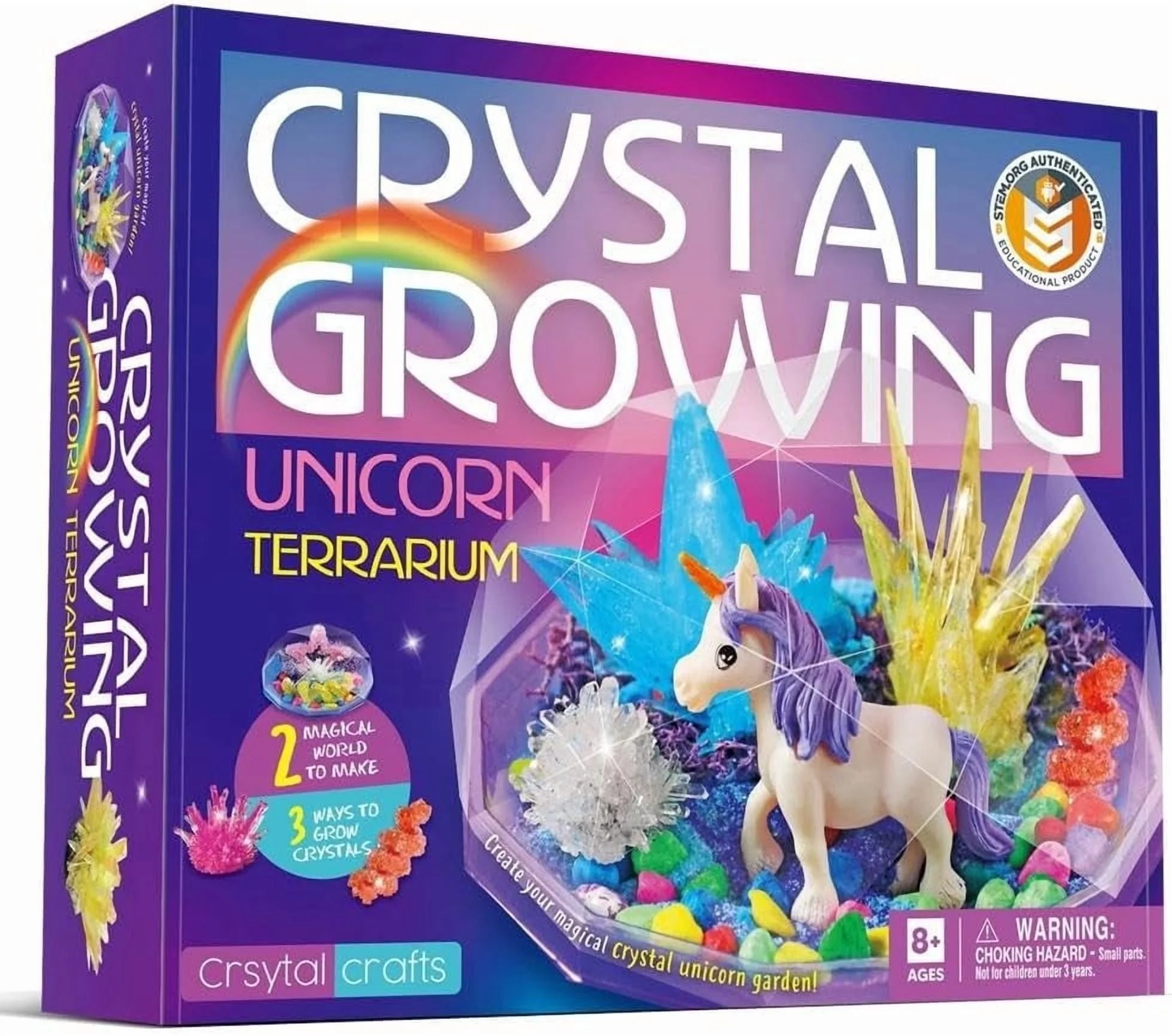 Cristal brillante unicornio