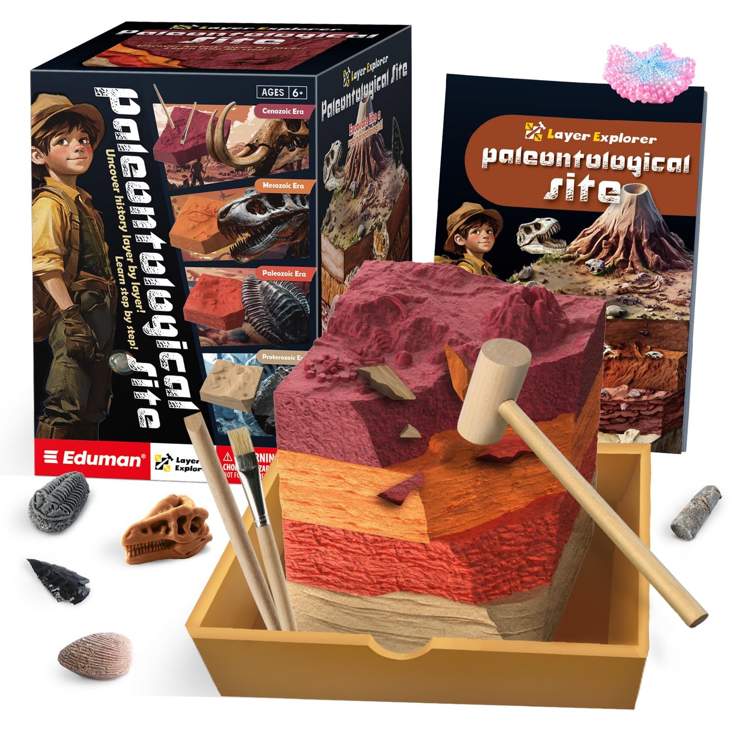 Kit de excavacion paleontologico
