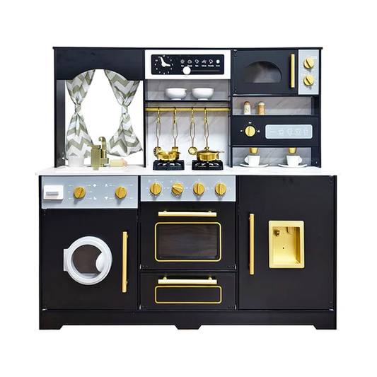 Cocina gold negra