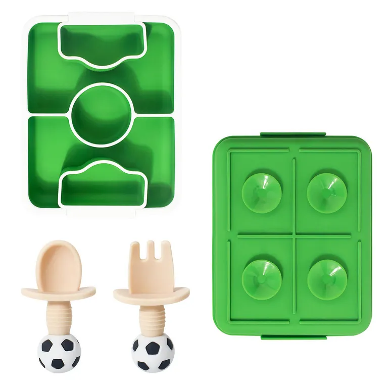 Plato de comer futbol
