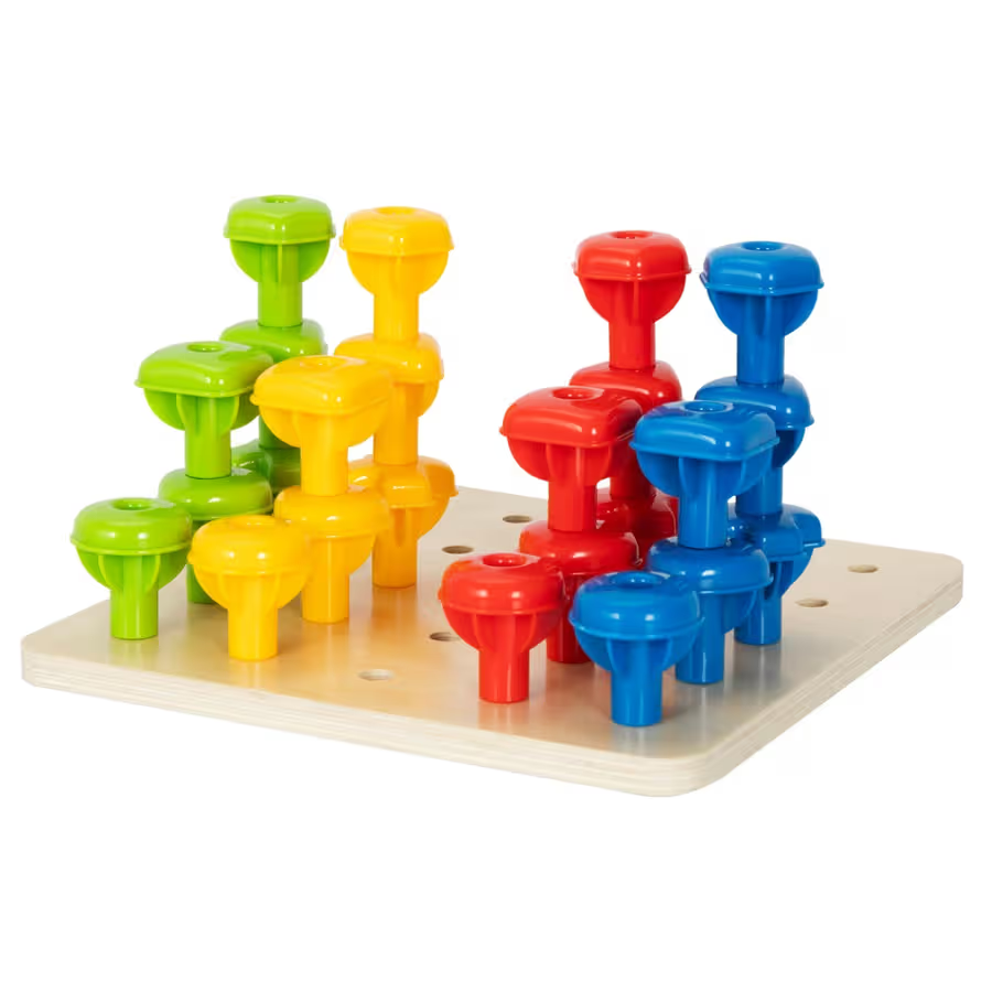 Pegs apilables