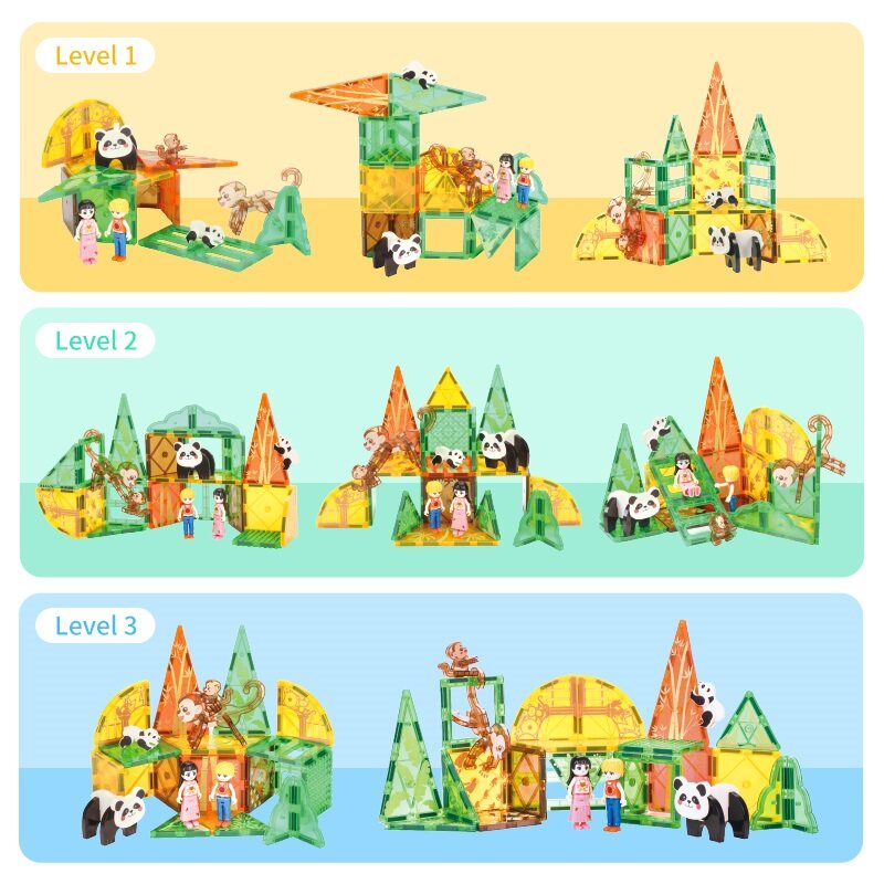 Magnetic Tiles Animales 32