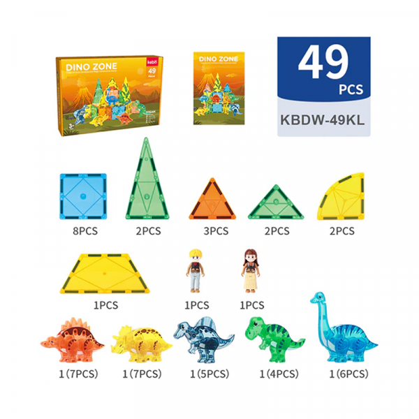 Magnetic Tiles Dinosaurios 49