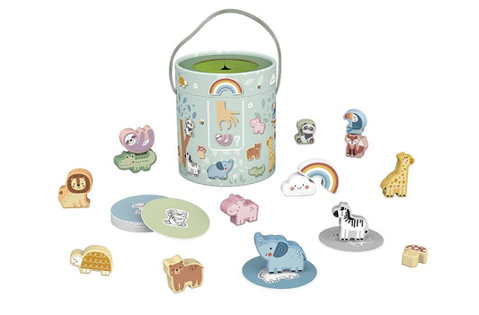 Caja de memoria animales