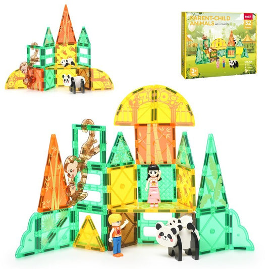 Magnetic Tiles Animales 32