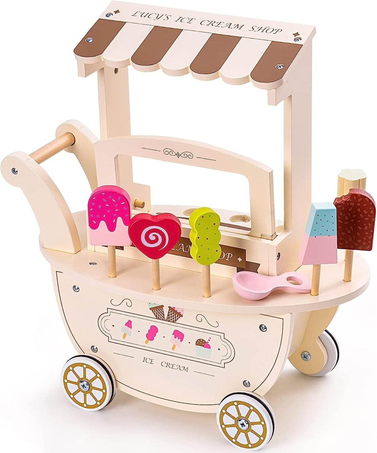 Carrito de Helados Rosado