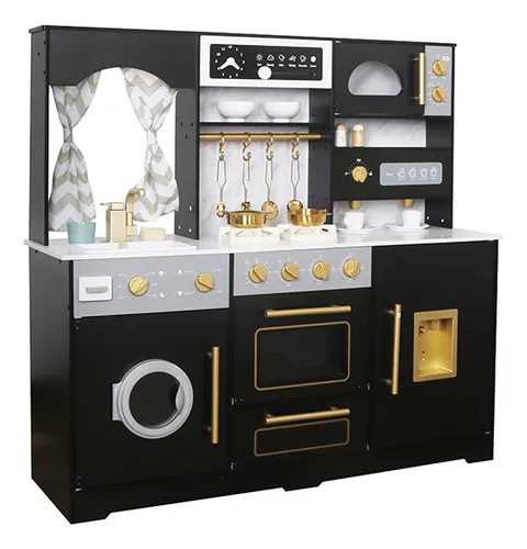 Cocina gold negra