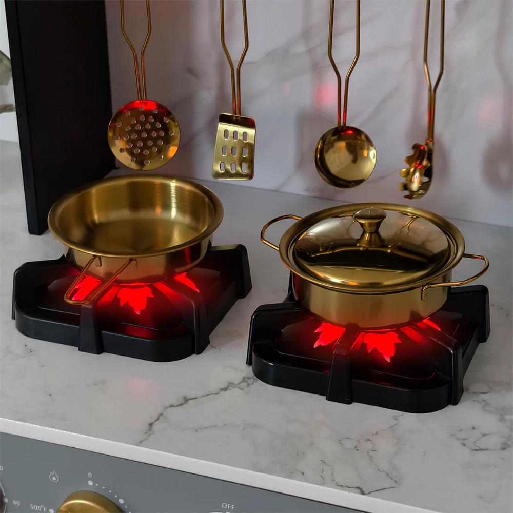 Cocina gold negra