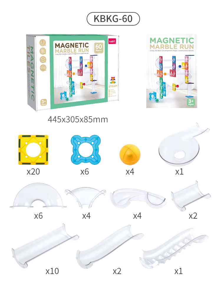 Magnetic Marble Run - 60