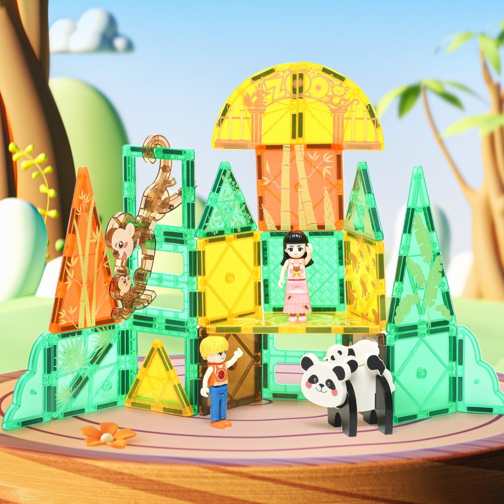 Magnetic Tiles Animales 32