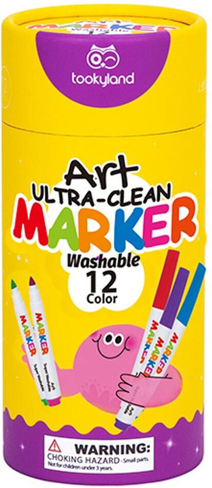 Marcadores Lavables – 12 Colores